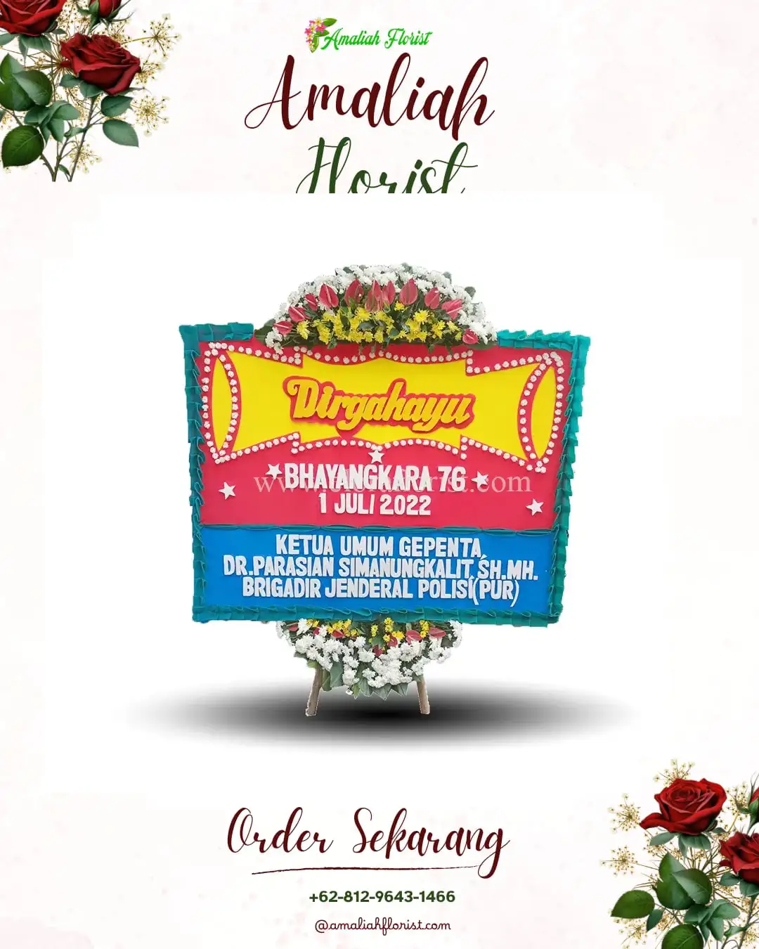 Papan Bunga HUT Ulang Tahun Sangsit